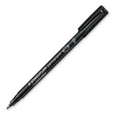 Marker permanent LUMOCOLOR 0.4mm Negru