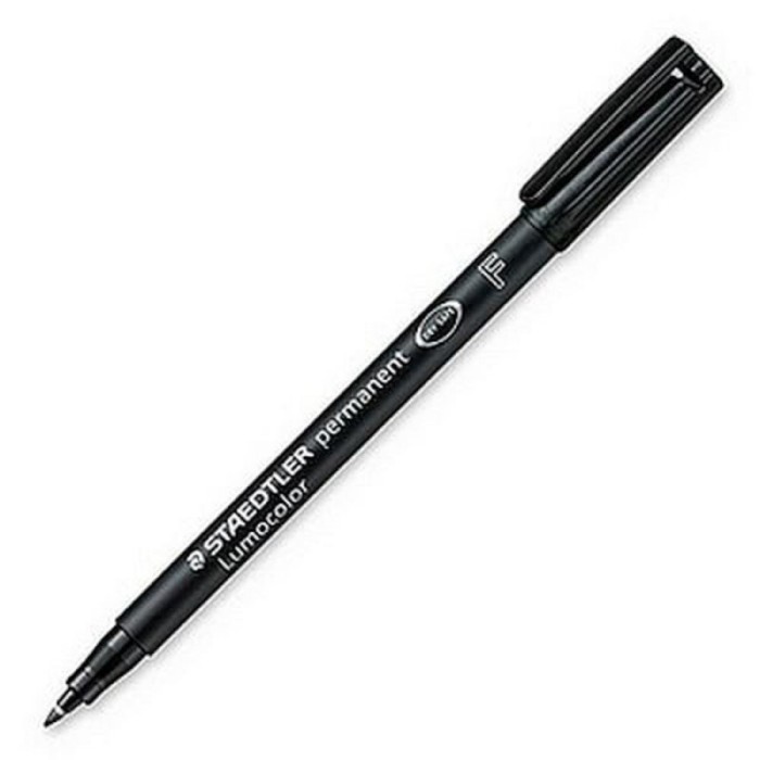 Marker permanent LUMOCOLOR 0.4mm Negru