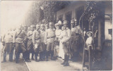 CP WW1 ND SOLDATI LA UN EVENIMENT ND(1914), Circulata, Fotografie, Sibiu