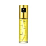 Cumpara ieftin Pulverizator auriu 100 ml pentru ulei si otet, recipient gradat din sticla