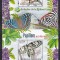 Burundi 2012 -Protecția Naturii-Fluturi pe Lista Roșie,4 Colite, Set complet,MNH