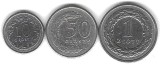 POLONIA LOT / SET Nr 3 , 3 buc : 10 + 50 Groszy + 1 ZLOT 1992