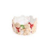 Bol Craciun ceramica multicolora &Oslash; 14,5 x 7 H