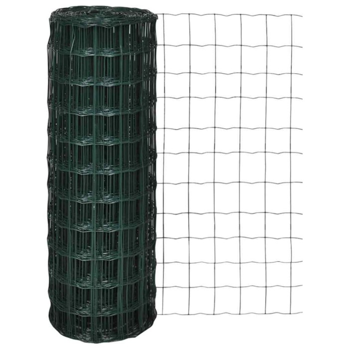 Euro gard, verde, 10 x 1,5 m, otel
