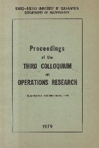 Proceedings of the Third Colloquium on Operations Research, Cluj-Napoca, October 20-21, 1978
