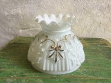 Design / Vintage - Abajur deosebit pentru lustra lampa veioza sau aplica tip opalina !