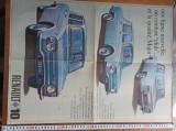 Cumpara ieftin AFIS RECLAMA , AUTOMOBILUL RENAUL 10 *** 1965