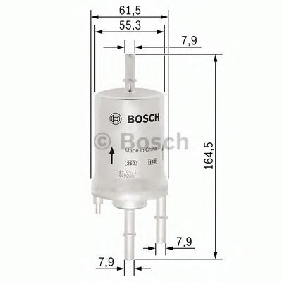 Filtru combustibil VW GOLF PLUS (5M1, 521) (2005 - 2013) BOSCH F 026 403 013 foto