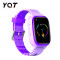 Ceas Smartwatch Pentru Copii YQT T5 cu Functie Telefon, Apel video, Localizare GPS, Istoric traseu, Apel de Monitorizare, Camera, Lanterna, Android, 4
