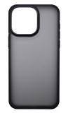 Husa din silicon X-Level Armor Series Frosted Sand pentru iPhone 15 - Smoke Black