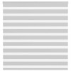 Jaluzea tip zebra gri deschis lățime țesătură 140,9cm poliester