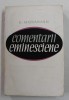 COMENTARII EMINESCIENE de D. MURARASU , 1967
