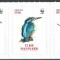 DANEMARCA 2022 WWF FAUNA PROTEJATA PASARI INSECTE PESTI