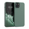 Husa pentru iPhone 13, Silicon, Verde, 55948.166, Carcasa, Kwmobile