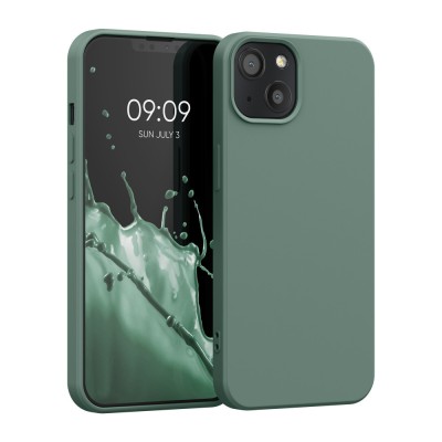 Husa pentru iPhone 13, Silicon, Verde, 55948.166 foto
