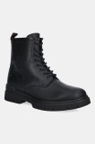 HUGO ghete de piele Ryan culoarea negru, 50552696