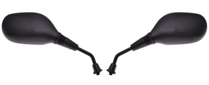 Set oglinzi moto universale, culoare neagra, M10 x 1,25 Cod Produs: MX_NEW LM0038
