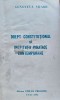 Drept constitutional si institutii politice contemporane - 1992 - Genoveva Vrabie (N184)