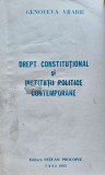 Drept constitutional si institutii politice contemporane - 1992 - Genoveva Vrabie (N184)