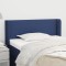 Gossi tablie de pat cu aripioare albastru 103x16x78/88 cm textil