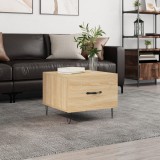 Gossi masuta de cafea, stejar sonoma, 50x50x40 cm, lemn prelucrat