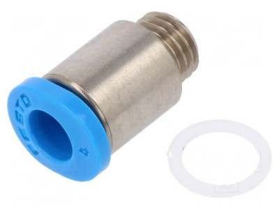 Racord Push-In Filetat Alamă Nichelată 0.95-6 Bar foto