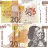 Slovenia 20 Tolar 1992 UNC Bancnota Ne流通rata