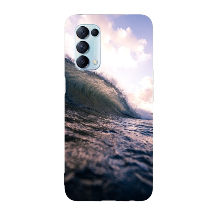 Husa compatibila cu Oppo Find X3 Lite model Splashing Wave, Silicon, TPU, Viceversa