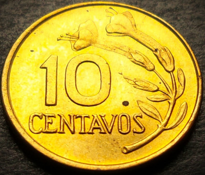 Moneda exotica 10 CENTAVOS - PERU, anul 1974 * cod 4278 = A.UNC foto