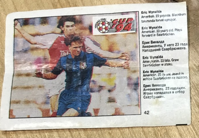 COLOB Actibild Fodbal 1994 Nr. 42