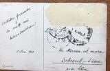 CPISTR5 Carte postala veche 1923 - Vedere Venetia (barci la mal), circulata Sebes / Sibiu