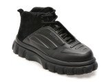 Ghete GRYXX negre, LN39, din piele naturala