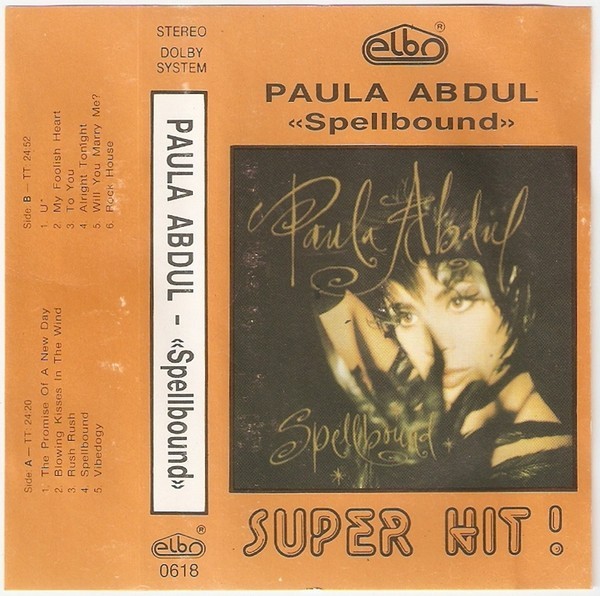 Paula Abdul - Spellbound, Caseta audio