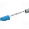 Conector banană 4mm 36A 1kVAC albastru cu izolație ELECTRO-PJP