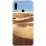 Husa silicon pentru Huawei P Smart 2019, Beach Sand Closeup Holiday