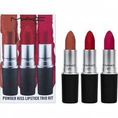 Mac Travel Exclusive Lipstick X 3 Best Sellers: 510 Lady Bug 3 Gr + 309 Fresh Morocan 3 Gr + 502 Cockney 3 Gr foto