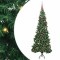 vidaXL Pom de Crăciun Artificial pentru Colț Verde 180 cm PVC și Metal 3397271