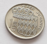 413. Moneda Monaco 1 franc 1977, Europa