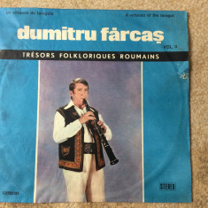 dumitru farcas taragot vol. II disc vinyl lp muzica populara folclor EPE01334 VG