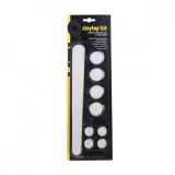 Set Stikere Protectie VELO Transparent(9 buc.)