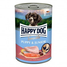 Happy Dog Sensible Puppy &amp; Junior 400 g / pui și somon