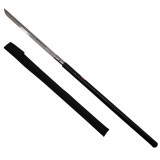 Sabie de vanatoare Ideallstore&reg;, Shaolin Master, model baston, 87 cm, negru, teaca inclusa