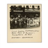 Regina Maria și regele Ferdinand &icirc;n Transilvania, fotografie de epocă, 1919, fotograf Merl La Voy