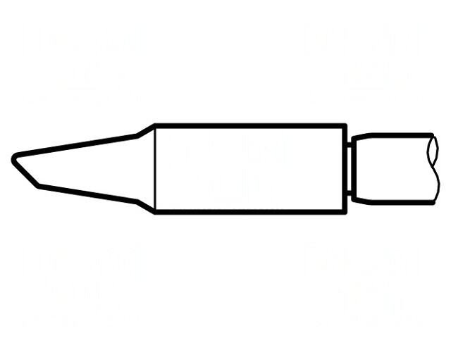 V&acirc;rf trunchi de con 1mm