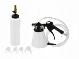 Dispozitiv Aerisire/Schimb Lichid Frana 0.75L, 180L/min, 6-12 Bar, Kraft&amp;Dele KD1457, Set Scule Speciale Frane Auto