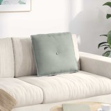 vidaXL Perna pentru spate Gri deschis 50 x 45 cm Țesătură din corduroy 42014632