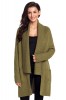 A742-120 Cardigan casual accesorizat cu buzunare
