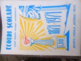 ECOURI ȘCOLARE - NUMĂR OMAGIAL &Icirc;NCHINAT CENTENARULUI - 1871-1971 - REVISTA LICEULUI DECEBAL DEVA