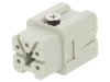 Conector HDC Inserturi Contact Mamă 5 4 PE 10A, TE Connectivity