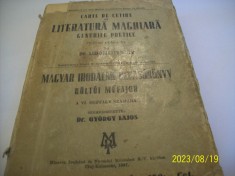 carte de cetire de literatura maghiara genurile poetice 1937-lb mag. foto